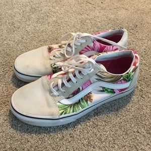 Floral Old Skool Vans
